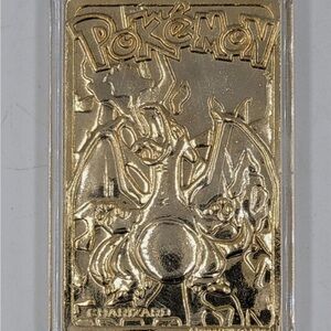 Pokemon Gold Limited Edition Charizard Card